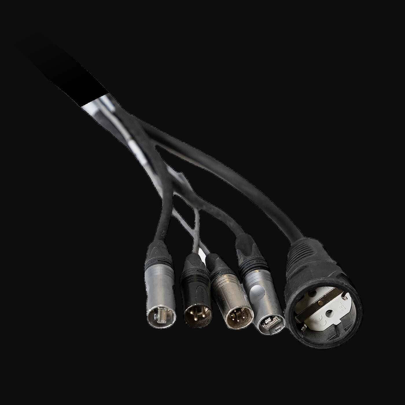 Infrastruktur - Multicore 90m 2x CAT6a- 2x NF- 1x Schuko
