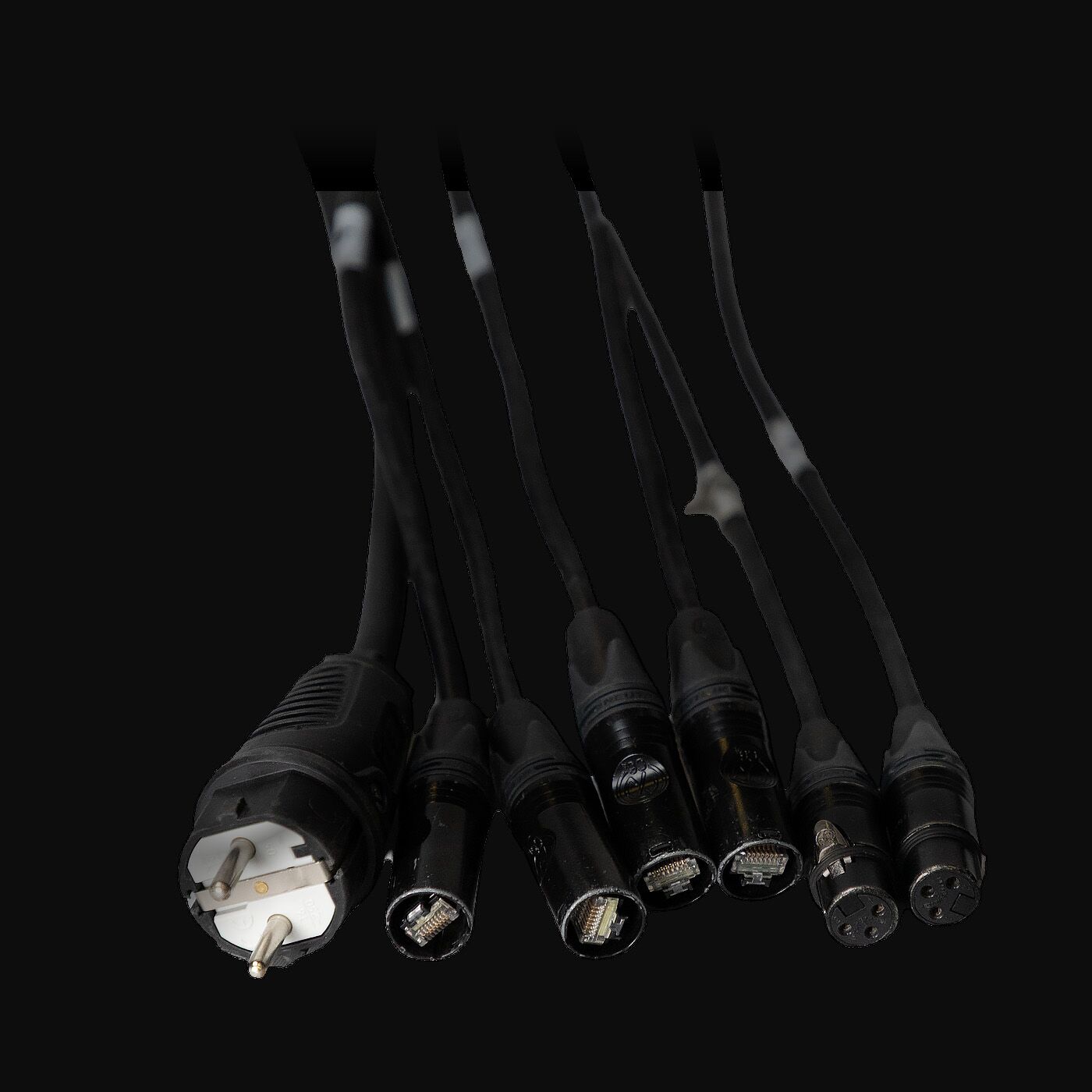 Infrastruktur - Multicore 90m 4x CAT6a- 2x NF- 1x Schuko
